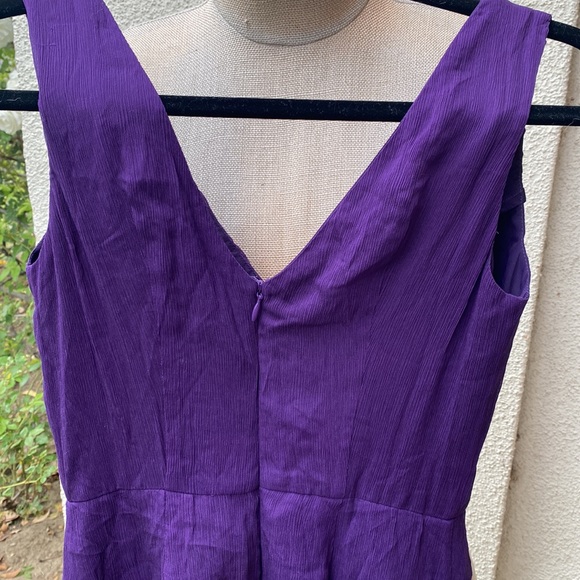 J Crew 100% silk Louisa chiffon dress with gorgeous back zipper. Gorgeous! - Picture 9 of 16